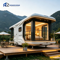 Capsule spatiale modulaire préfabriquée en acier, maison d'hôtes durable, résistante aux tremblements de terre, design moderne, chambre à coucher, maison de vacances pour sites touristiques
