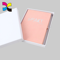 Haute Qualité PU Planner Journal Notebook Couleur Rose Avec Boîte Cadeau