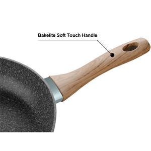 Padella in Alluminio con Fondo a <span class=keywords><strong>Induzione</strong></span> e Rivestimento in Marmo al Miglior Prezzo - Product Image 3