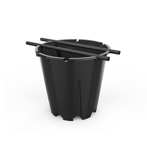 30L plastic pots in greenhouse Drainage Collection Pot Growing Systems dutch bato bucket