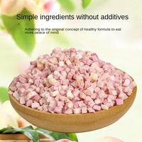 Vriesgedroogde perzikplakjes fruitchips trendy online snacks bak ingrediënten; Yunnan haver; Kamer temperatuur opslag; Dropshipping