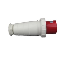Prise électrique industrielle WNS1 rouge à 5 sorties 63A IP67 CE sans mise à la terre 400V, étanche à l'eau et à la poussière, en plastique, combinaison 12