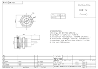R1-23B R1-23A 721AFMS 712AFMS DC-022K Soket Daya DC Panel Mount 3 Pin dengan Mur Hex 2.0mm 2.5mm Pin Berlapis Perak
