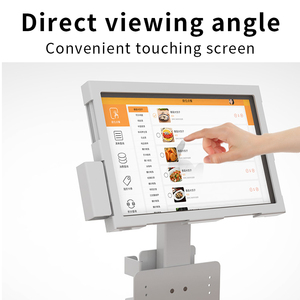 <span class=keywords><strong>Support</strong></span> de terminal Vesa POS supplémentaire personnalisable <span class=keywords><strong>Support</strong></span> de <span class=keywords><strong>tablette</strong></span> de bureau <span class=keywords><strong>Support</strong></span> de commande de <span class=keywords><strong>caisse</strong></span> enregistreuse en libre service - Product Image 4