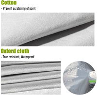 Housse de protection extérieure pour voiture sport Extreme Body Maruti 800 Oxford, argentée, 210D, anti-UV 95%, robuste, durable, 99% universelle, imperméable
