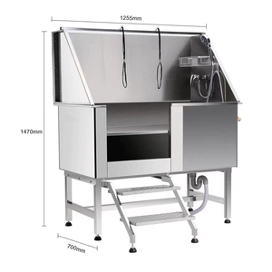 Bañera ecológica para el cuidado de perros y <span class=keywords><strong>mascotas</strong></span>, estación de lavado multifuncional de acero inoxidable, productos de baño, piscina de baño eléctrica para <span class=keywords><strong>mascotas</strong></span> - Product Image 1