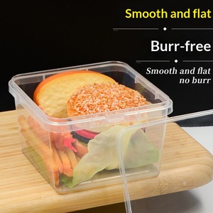 Boîte de rangement en plastique PP épais de qualité alimentaire, conteneur à emporter polyvalent de 1200ml, pour tiramisu, fruits acidulés et aliments secs - Product Image 5