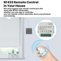 Interrupteur WiFi à code ouvert YE479WTR 1 canal, compatible Smart Life & TUYA App, commande vocale Alexa, fournit des signaux d'interrupteur électrique