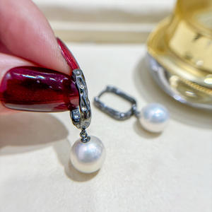 ต่างหูเงินแท้ S925 รุ่น Light Edition สำหรับประดับมุก DIY พร้อมลูกปัดขนาด 11-18 มม. รุ่น 222 สำหรับต่างหูแฟชั่นแบบห้อย - Product Image 3