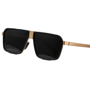 Lunettes de soleil polarisées carrées pour hommes, design ultra-léger en métal, protection UV400, avec logo personnalisé, collection 2026 - Product Image 1
