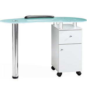 Dongpin Nail Salon <b>Table</b> Tempered Glass 3427 <b>Portable</b> Multifunctional Single Person Use Office - Product Image 1