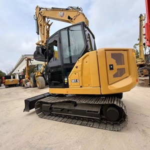 Excavatrice d'occasion japonaise Mini pelle Caterpillar CAT307.5 Mini pelle de 1,5 tonne 3 tonnes 5 tonnes Pelle sur chenilles d'occasion à Shanghai - Product Image 1
