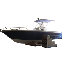 YAMANE Yacht 31ft Offre Spéciale CE APPROUVÉ En Fiber De Verre Center Console T- Top Pêche Ferry Bateau