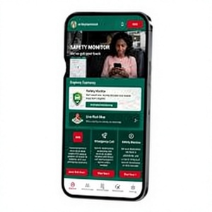 Application SOS d'urgence pour femmes avec alertes instantanées, suivi de localisation en direct, contacts de confiance et assistance d'urgence - Product Image 1