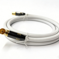 Feichuanglin 90 Graden 9.5mm Vrouwelijke Mannelijke Coaxiale Kabel RG6 RG/59 S-4C-FB 3C-2V RF Antenne CCTV Satelliet TV Ontvanger 0.1m-50m