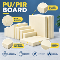Panneau isolant en mousse rigide de polyuréthane PU PIR, panneau nu en polyisocyanurate, haute densité, cellules fermées, pour toiture de chambre froide