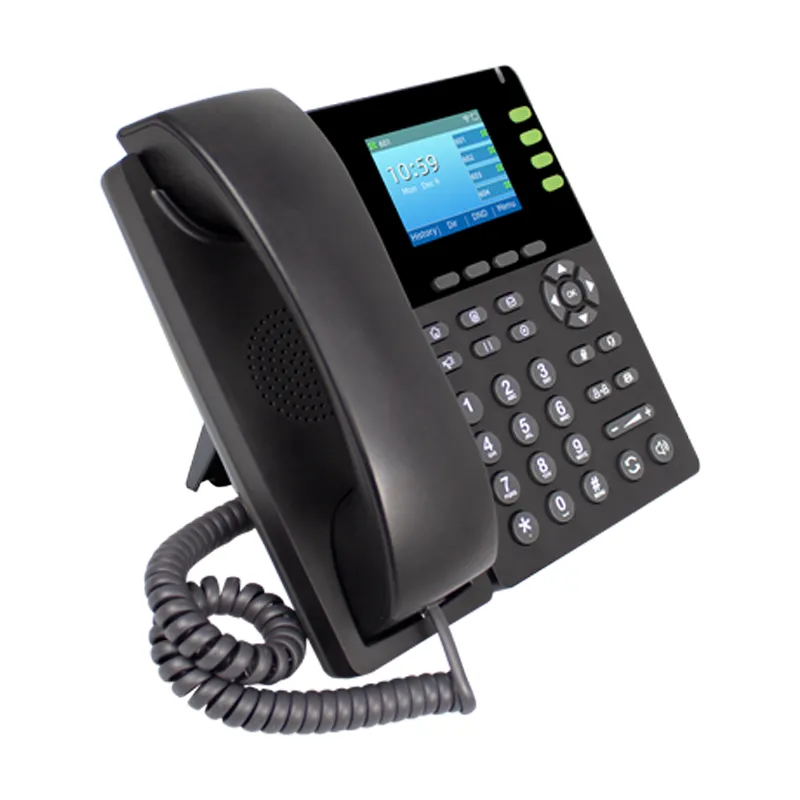 Grandstream FlyingVice WiFi VoIP Phone,2.8 Inch screen double Gigabit Ethernet 4sip lines Business IP Phone - FIP13G