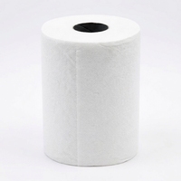 Papier toilette jetable personnalisé 2/3/4/5 plis, antibactérien, écologique, absorbant, ultra doux, résistant, en pâte vierge, vente en gros en vrac
