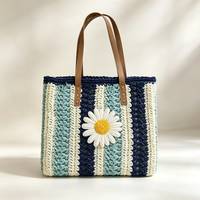 Sac à main de luxe pour femme en papier tissé artisanal, imperméable, avec deux sangles, portable, mode décontractée, sac à bandoulière, personnalisable en usine