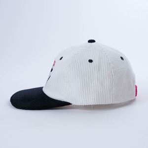 Gorra de 5 Paneles con Letras Bordadas, Gorra Snapback de Pana de Alta Calidad, Gorra de Pana Personalizada - Product Image 2