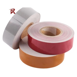 Car Truck Road EGP / HIP Sticker Adhesive Tap / Diamond <strong>Reflective</strong> Film Reflectors <strong>Tape</strong> for Traffic Cone Post - Product Image 4