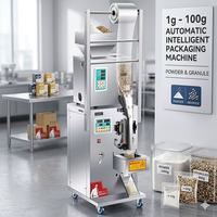 Mini Coffee Powder Sugar Granule 3 Side Seal Pouch Packing Machine