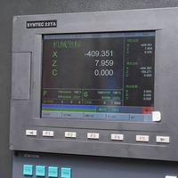 Torno CNC de Tipo Gang de Precisión Compacto CK46 Leichman con Cambiador Automático de Herramientas de Alta Rigidez y Sistema de Control Syntec