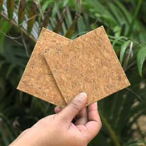 Premium Eco-Friendly <b>Cork</b> Fabric <b>Coaster</b> Soft Premium Tableware for Home Office for Gifting Weddings Parties Hotels Restaurants - Product Image 1