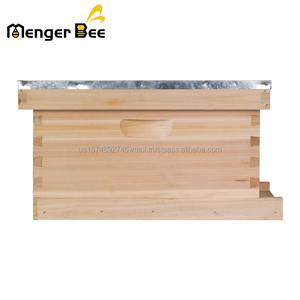 กล่องเลี้ยงผึ้งควีนแบบชั้นเดียว 5 เฟรม รุ่น Menger Bee ทำจากไม้เฟอร์ หนา 20 มม. สำหรับเฟรม Langstroth และเฟรมออสเตรเลีย ขายดี รุ่นใหม่ - Product Image 5