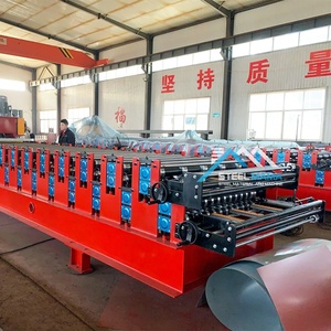 Chile phổ biến tiêu chuẩn cao 1040 ngói & 836 tấm tôn hai lớp cuộn tạo thành máy - Product Image 4