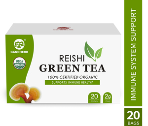 GANOHERB OEM Reishi Lucidum Ganoderma té verde 2 gramos por bolsita 20 bolsitas salud té energético a base de hierbas para adultos