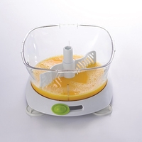 Hachoir à oignon manuel blanc pratique avec couvercle verrouillable, éplucheur de fruits de cuisine – Meilleure vente directe