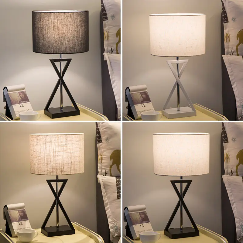 Lampe de table led post-moderne, en noir, pour chambre à coucher et salon, luminaire décoratif d'intérieur, meilleure vente