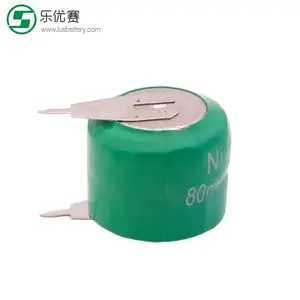 Pin Có Thể Sạc Lại 2.4V 3.6V 80MAH/110Mah/40Mah Nimh Pin Có Chân