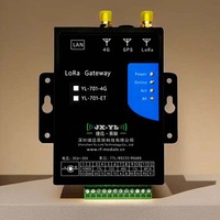 Gateway Industrial YL-701-ET/4G LoRa para 4G RJ45 com Transmissão Serial IP Transparente TTL RS232 RS485 Metálico IP30 para IoT Industrial