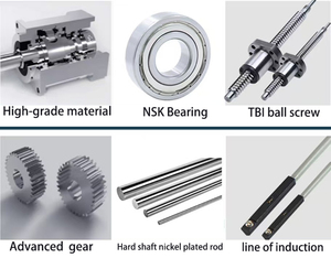 Actuador Lineal Neumático Qiangdeli con Motor y Cilindro, Carrera de 600 mm, Acero Inoxidable para Máquina de Presión - Product Image 4