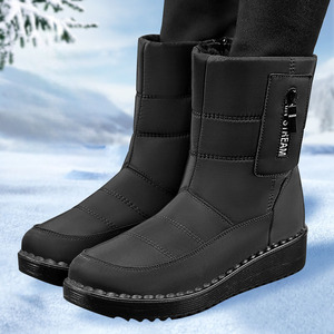 Inverno all'ingrosso donne Snoe impermeabili stivali di nuovo tipo piattaforma tenere caldi <span class=keywords><strong>stivaletti</strong></span> <span class=keywords><strong>con</strong></span> tacchi di pelliccia spessa 36-41 - Product Image 2