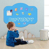 Stickers muraux multifonctionnels à faible adhérence pour graffiti magnétique pour chambre d'enfant Tableau blanc pour l'écriture des enfants