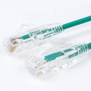 Cavo di rete 1FT <span class=keywords><strong>3FT</strong></span> 5FT 7FT 10FT 20FT 30FT 50FT rame UTP RJ45 CAT6A CAT6 cavo di toppa rotondo con stivali di plastica - Product Image 3