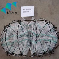 Filets de lanterne cylindriques en maille à festons pour huîtres, 10-20 couches, distance de 15 cm, diamètre de 50 cm, longues lignes, avec fermeture éclair