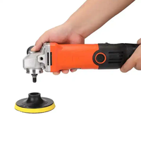 Meuleuse d'angle électrique à moteur sans balais à vitesse réglable 110V/220V 450W, outil électrique DIY avec gâchette pour la découpe et le meulage du métal et du bois