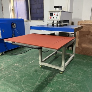 Quảng Đông nhà máy một trạm 80x100 đầu duy nhất Máy ép nhiệt tự động thăng hoa tấm trượt ra - Product Image 5