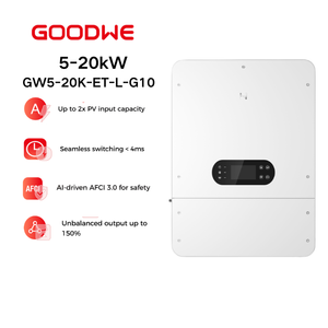 <span class=keywords><strong>Inversor</strong></span> Solar Híbrido <span class=keywords><strong>Goodwe</strong></span> GW20K-ET-L-G10 5kw 6kw 8kw 10kw 12kw 15kw 20kw Trifásico de Bajo Voltaje 48V para Sistema de Energía Solar - Product Image 2