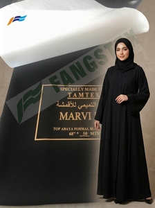 Oferta Especial: Abaya Antiestática y Resistente a la Encogimiento, 100% Poliéster Satinado, Tipo Lana de Melocotón, Lexus Marvijet Nida <span class=keywords><strong>Kankan</strong></span> Pipple GGT TikTok - Product Image 3
