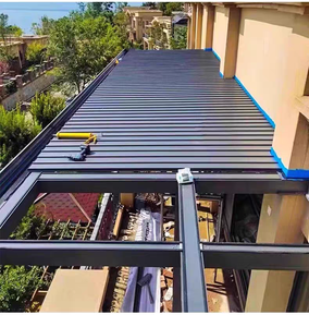 Great Wall Carreaux de panneaux extérieurs <span class=keywords><strong>Panneau</strong></span> de toiture en aluminium pour l'extérieur Sunshineroom Polyurethane Sandwich Excellente isolation Métal - Product Image 3