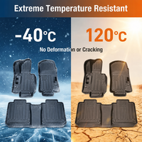 Tapis de sol de voiture en TPE personnalisés, numérisation 3D, antidérapants, doublures de pieds automobiles, ensemble complet, compatibles avec Mercedes-Benz GLE (2018 et plus récents)