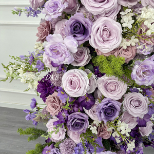 Arche de fleurs sauvages DKB en vente flash avec centres de table, décoration d'arche de fleurs en soie romantique pour anniversaire - Product Image 5