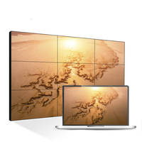 BOE LCD Ekran Birleştirme Sistemi 55 inç Video Duvar Monitörü Animasyon Desteği Ultra Dar Tasarım Parlama Önleyici Kaplama İç Mekan Kullanımı İçin