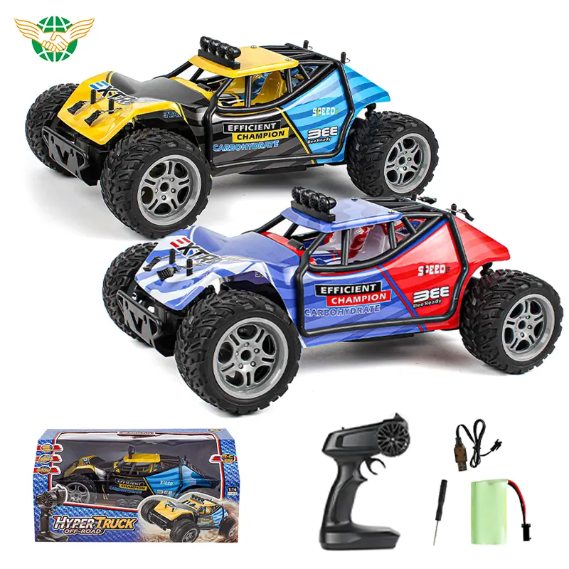 รถควบคุมระยะไกล 1/14 Scale ทุกพื้นที่สัดส่วนเต็ม 4WD Off Road รถบรรทุกมอนสเตอร์รถ RC พร้อม 2.4 GHz