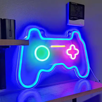 Enseigne rétroéclairée en acrylique 3D personnalisée avec logo doré, personnalisable, décoration murale pour salon, étanche IPx4, style américain, boutique